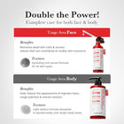 Hypochlorous Acid Rice Peel Shot Duo For Face & Body | Gentle Exfoliating Serum for Dead Skin Cells & Pore Care, Blackheads & Excess Sebum Control | Rice Extract, Hypochlorous, Panthenol for Hydrating & Smoothing Care